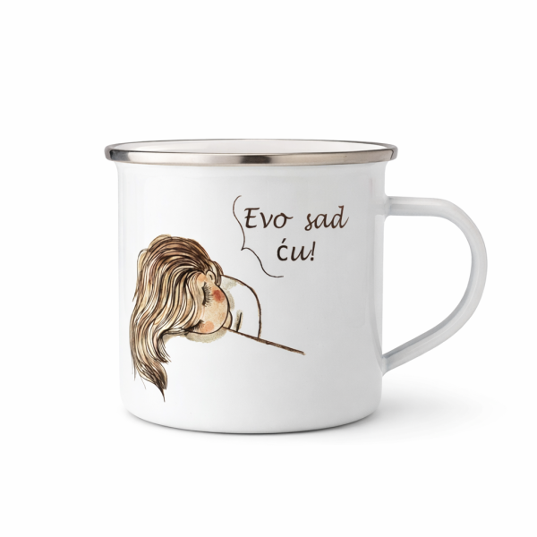 EMAJLIRANA ŠALICA-EVO SAD ĆU (Ženska)