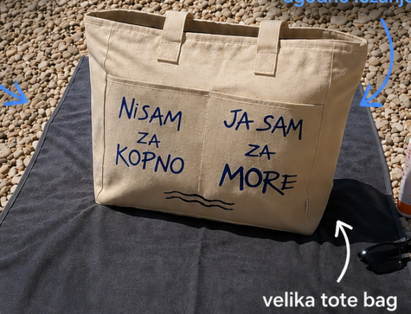 Nisam za kopno  Tote Bag