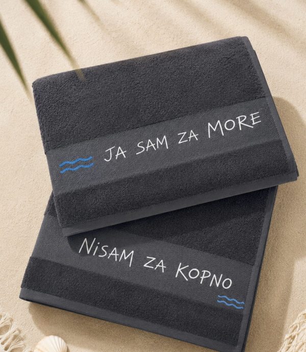RUČNIK ZA PLAŽU – NISAM ZA KOPNO