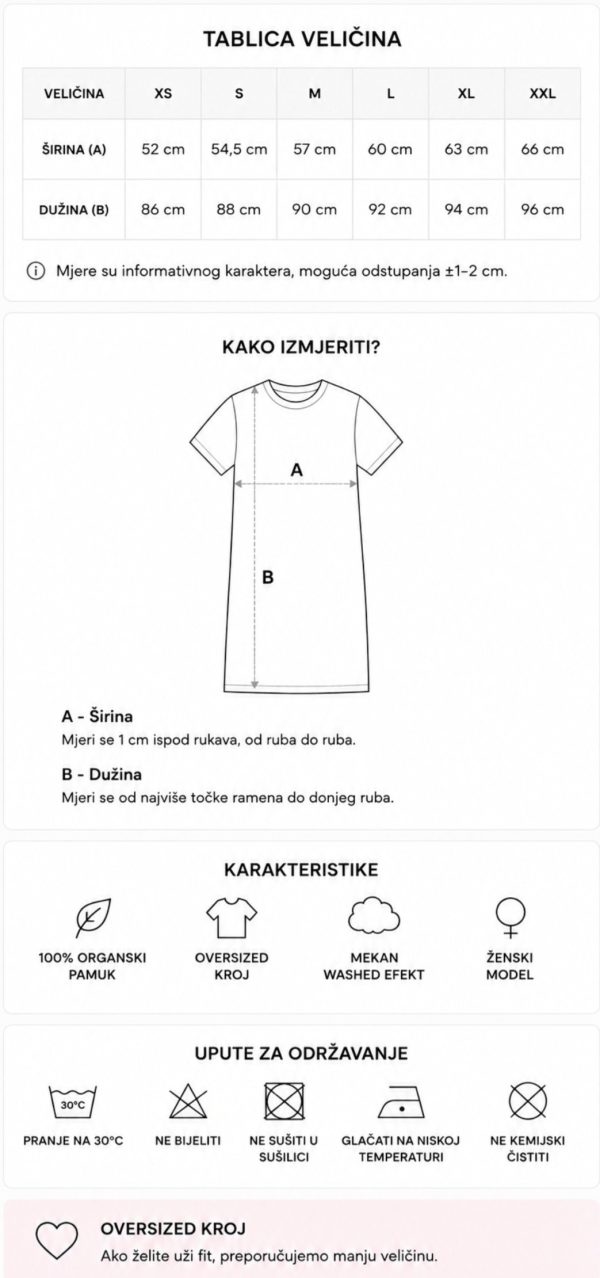 Nisam za kopno T-shirt haljina
